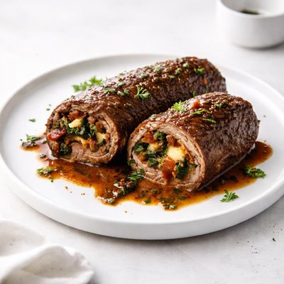 Image of Crock Pot Stuffed Steak