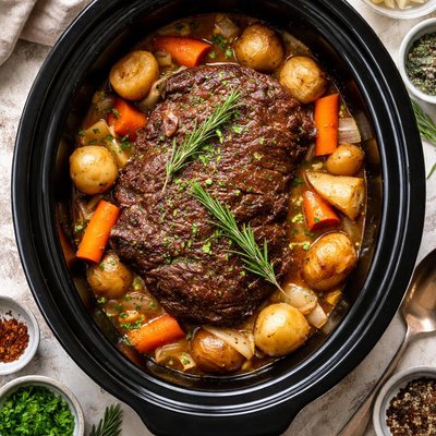 Image of Crock Pot Sunday Pot Roast