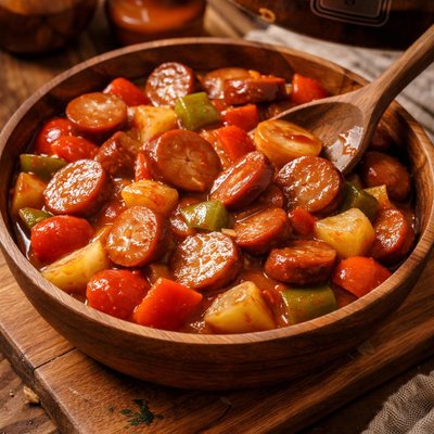 Image of Crock Pot Sweet and Sour Kielbasa