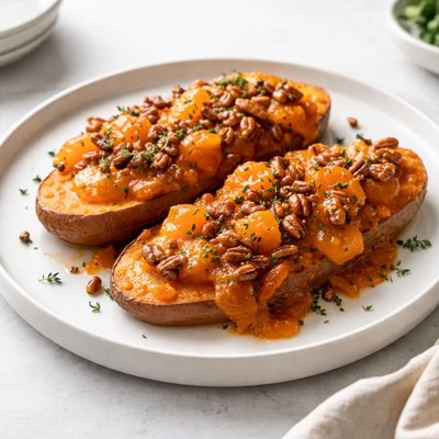 Image of Crock Pot Sweet Potatoes with Apricot Pie Filling