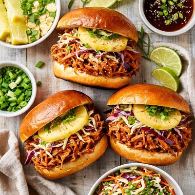 Image of Crock Pot Teriyaki Sandwiches