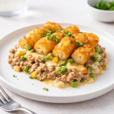 Image of Crock Pot Turkey Tater Tot Casserole