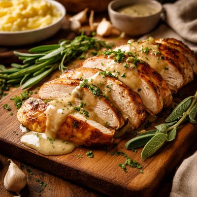 Image of Crock Pot Turkey with Sage