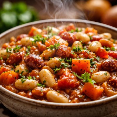 Image of Crock Pot Vegan Bean Cassoulet