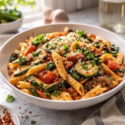 Image of Crock Pot Vegetable Pasta