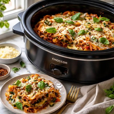 Image of Crock Pot Vegetarian Lasagna