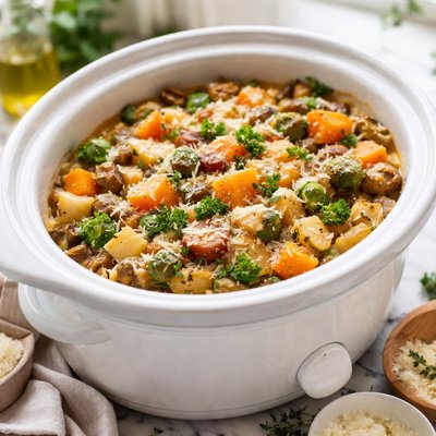 Image of Crock Pot Winter Vegetable Casserole