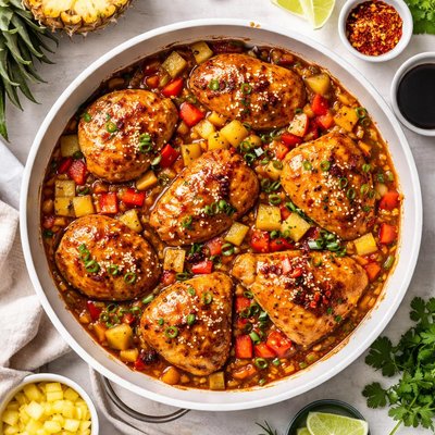 Image of Crocked Pineapple Chicken