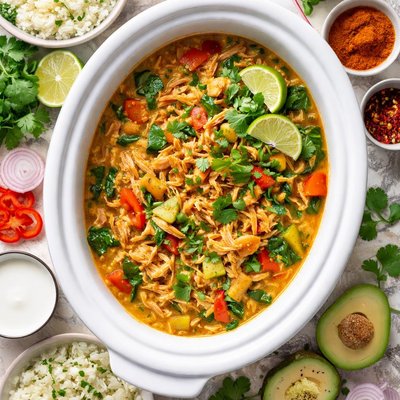 Image of Crockpot Brazilian Chicken Curry Paleo