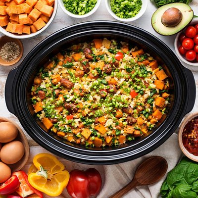 Image of Crockpot Breakfast Casserole Paleo