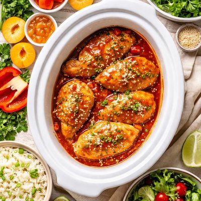 Image of Crockpot Catalina Apricot Chicken