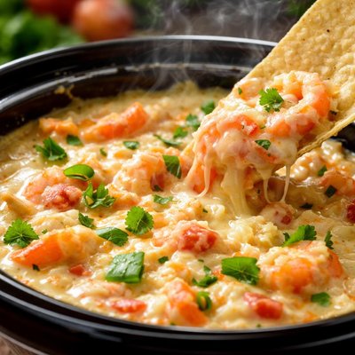 Image of Crockpot Seafood Cheese Dip