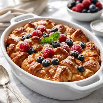 Image of Croissant Bread Pudding Ina Garten