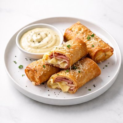 Image of Croque Monsieur Egg Rolls Ww 2 Points