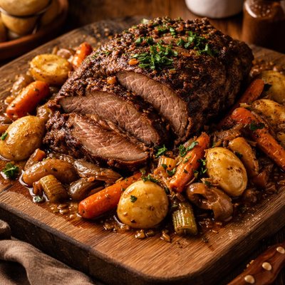 Image of Cross Rib Pot Roast Veggies