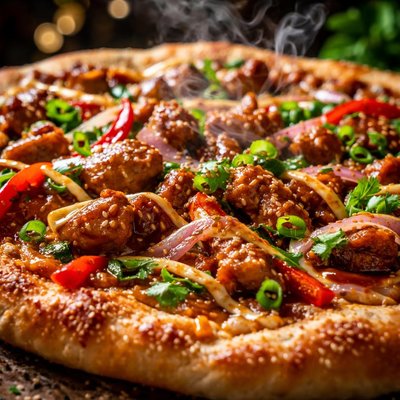 Image of Crossing Culture Chinese Hoisin Pizza