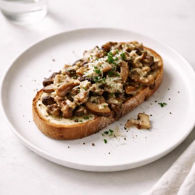 Image of Croutes Aux Champignons Mushrooms on Toast