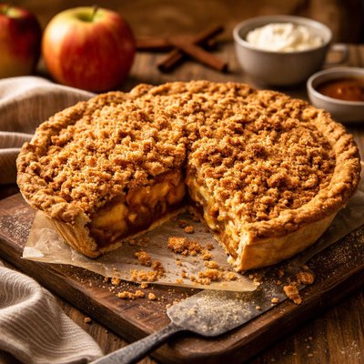 Image of Crumb Top Apple Pie