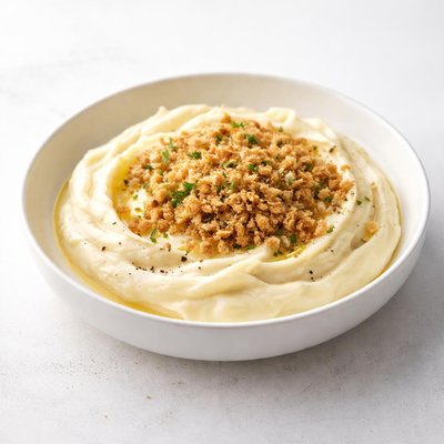 Image of Crumb Topped Creamy Mashed Potatoes