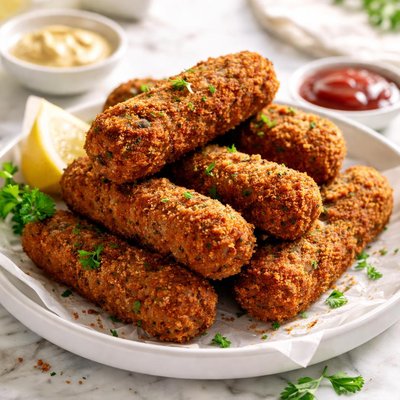 Image of Crumbed Beef Sausages