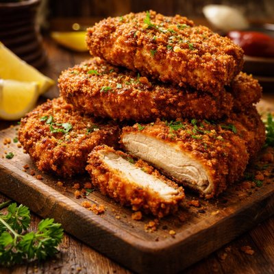Image of Crumbed Cutlets Very Juicy