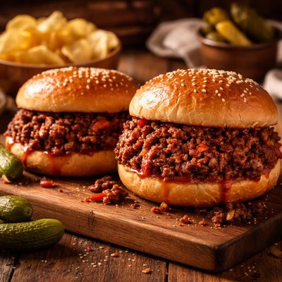 Image of Crumbled Hamburger Sloppy Joes