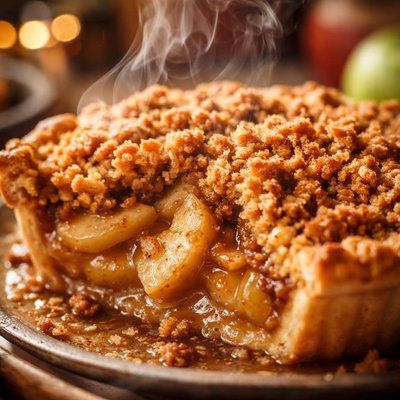 Image of Crunch Top Apple Pie Paula Deen