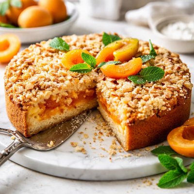 Image of Crunchy Apricot Cake