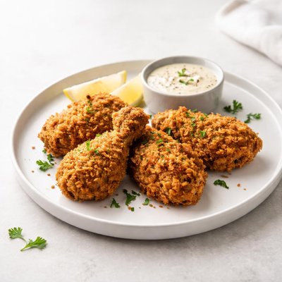 Image of Crunchy Baked Fried Chicken