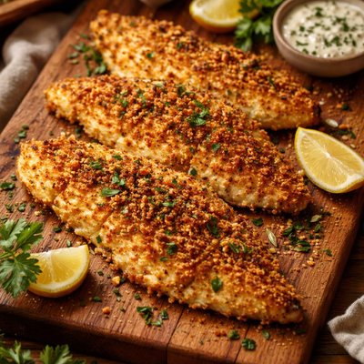 Image of Crunchy Baked Tilapia