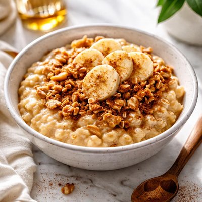 Image of Crunchy Banana Cinnamon Oatmeal