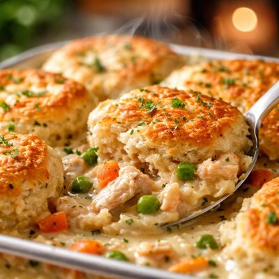 Image of Crunchy Biscuit Chicken Casserole