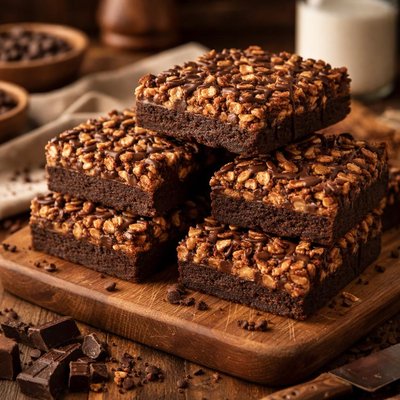 Image of Crunchy Brownie Bars