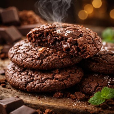 Image of Crunchy Brownie Cookies
