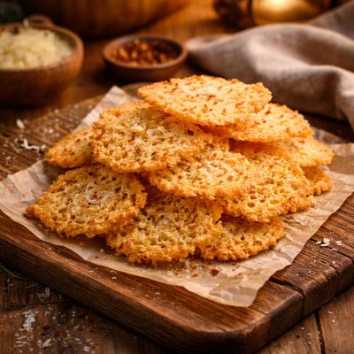Image of Crunchy Cheese Crisps