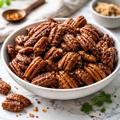 Image of Crunchy Chili and Brown Sugar Pecans