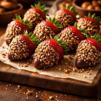 Image of Crunchy Dipped Strawberries