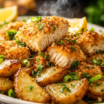 Image of Crunchy Fish Potatoes