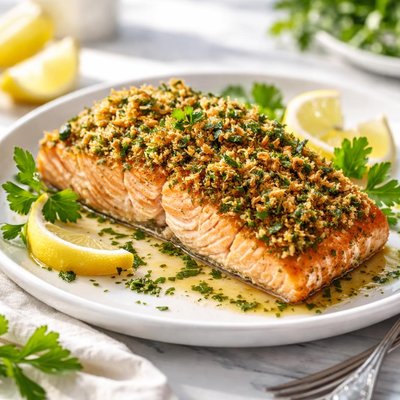 Image of Crunchy Herbed Salmon