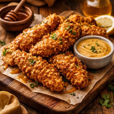 Image of Crunchy Honey Mustard Chicken