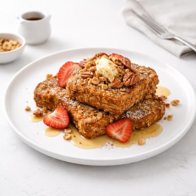 Image of Crunchy Maple Nut French Toast