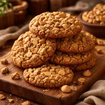Image of Crunchy Oatmeal Peanut Butter Chip Cookies