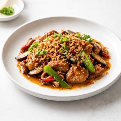 Image of Crunchy Oriental Pork Casserole
