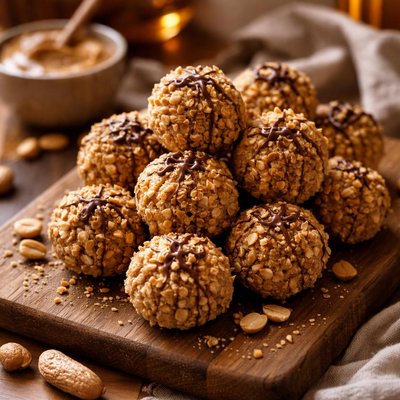 Image of Crunchy Peanut Butter Balls