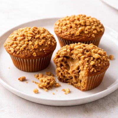 Image of Crunchy Peanut Butter Muffins