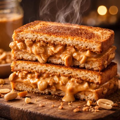 Image of Crunchy Peanut Butter Sandwich Oamc