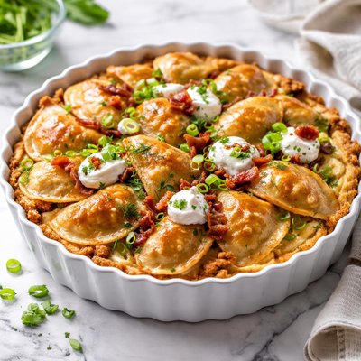 Image of Crunchy Pierogies Pie