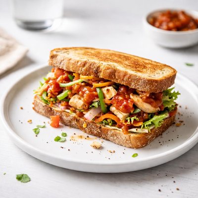 Image of Crunchy Salsa Sandwich
