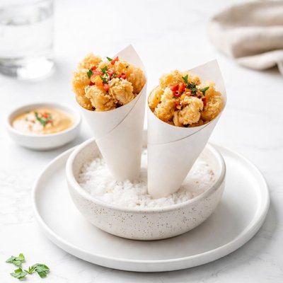 Image of Crunchy Snack in a Cone