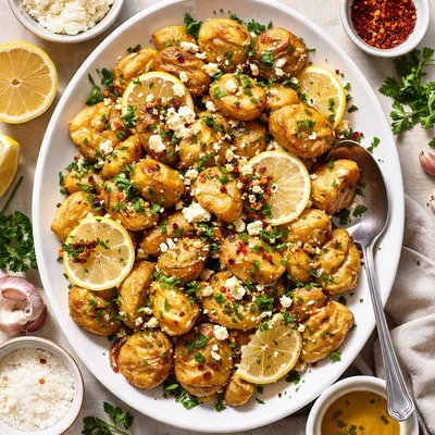 Image of Crushed Lemon Potatoes